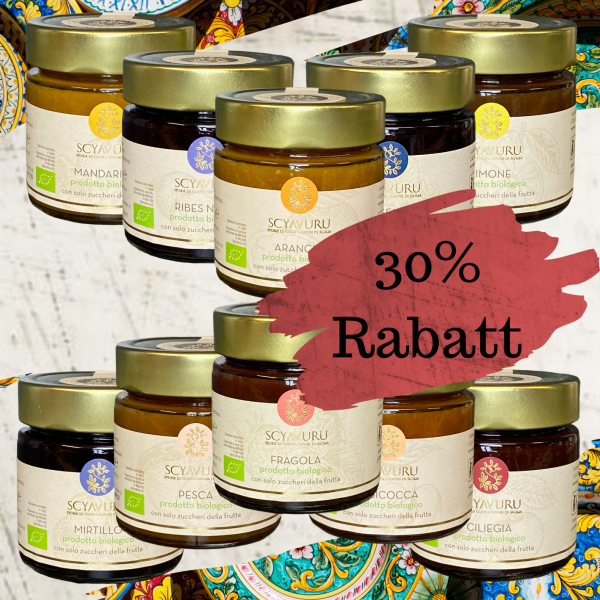 Preparazione di Frutta Biologica 250g (Bio Fruchtaufstrich - 10 verschiedene Sorten)