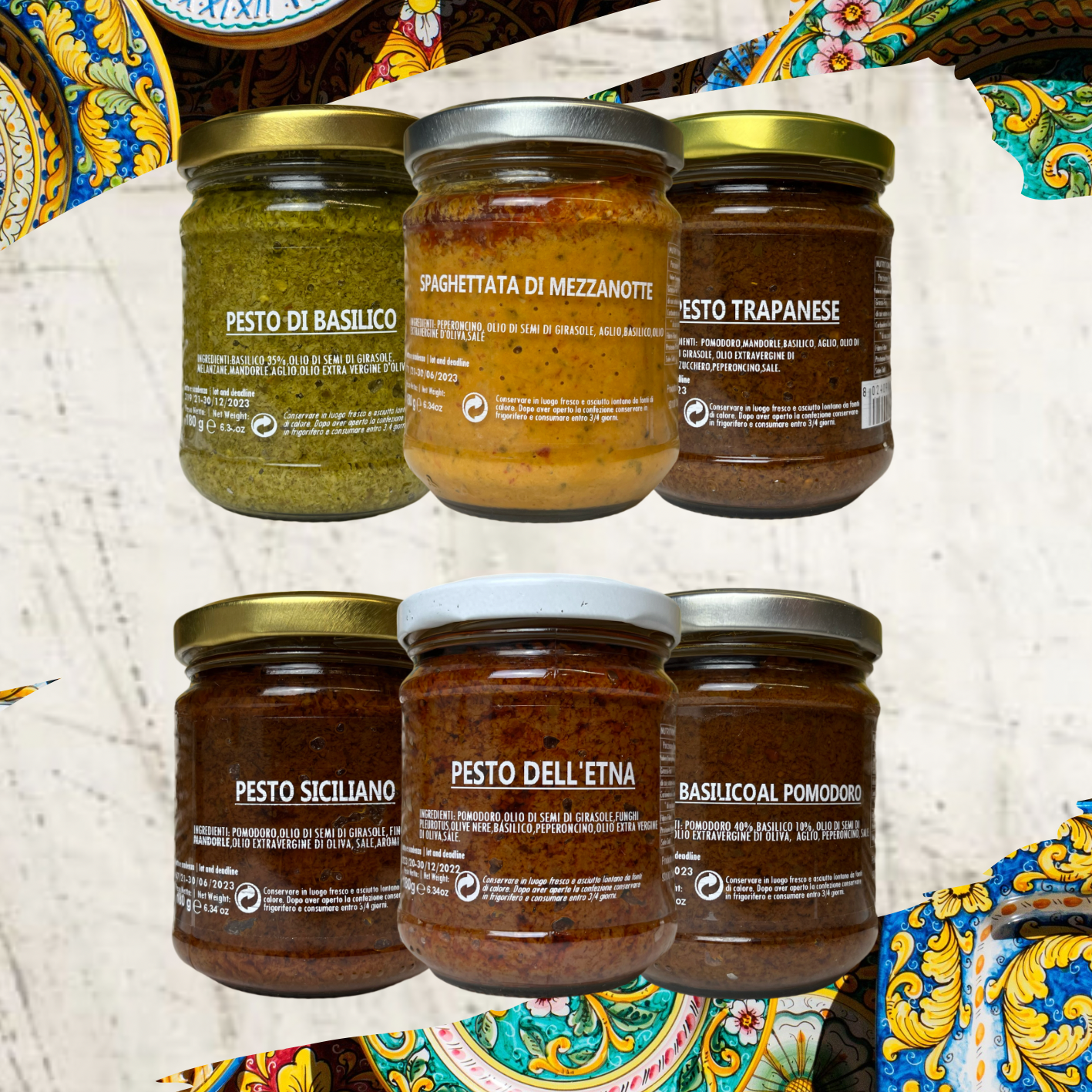 Pesti Siciliani 180g (Pestos aus rein natürlichen Zutaten - 7 verschiedene Sorten)