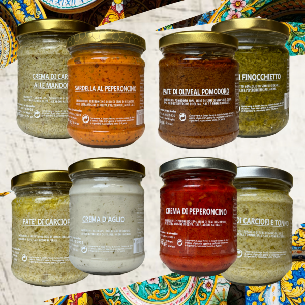 Creme Siciliane 180g (Cremes aus rein natürlichen Zutaten - 7 verschiedene Sorten)