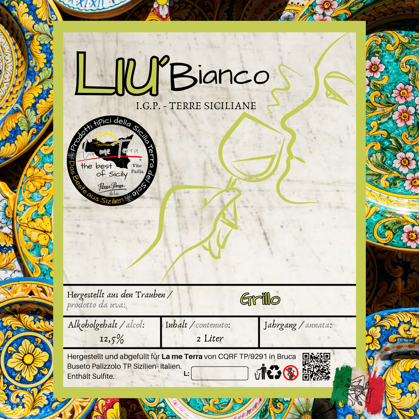 Liu` Vino Bianco IGP (IGP Weißwein)