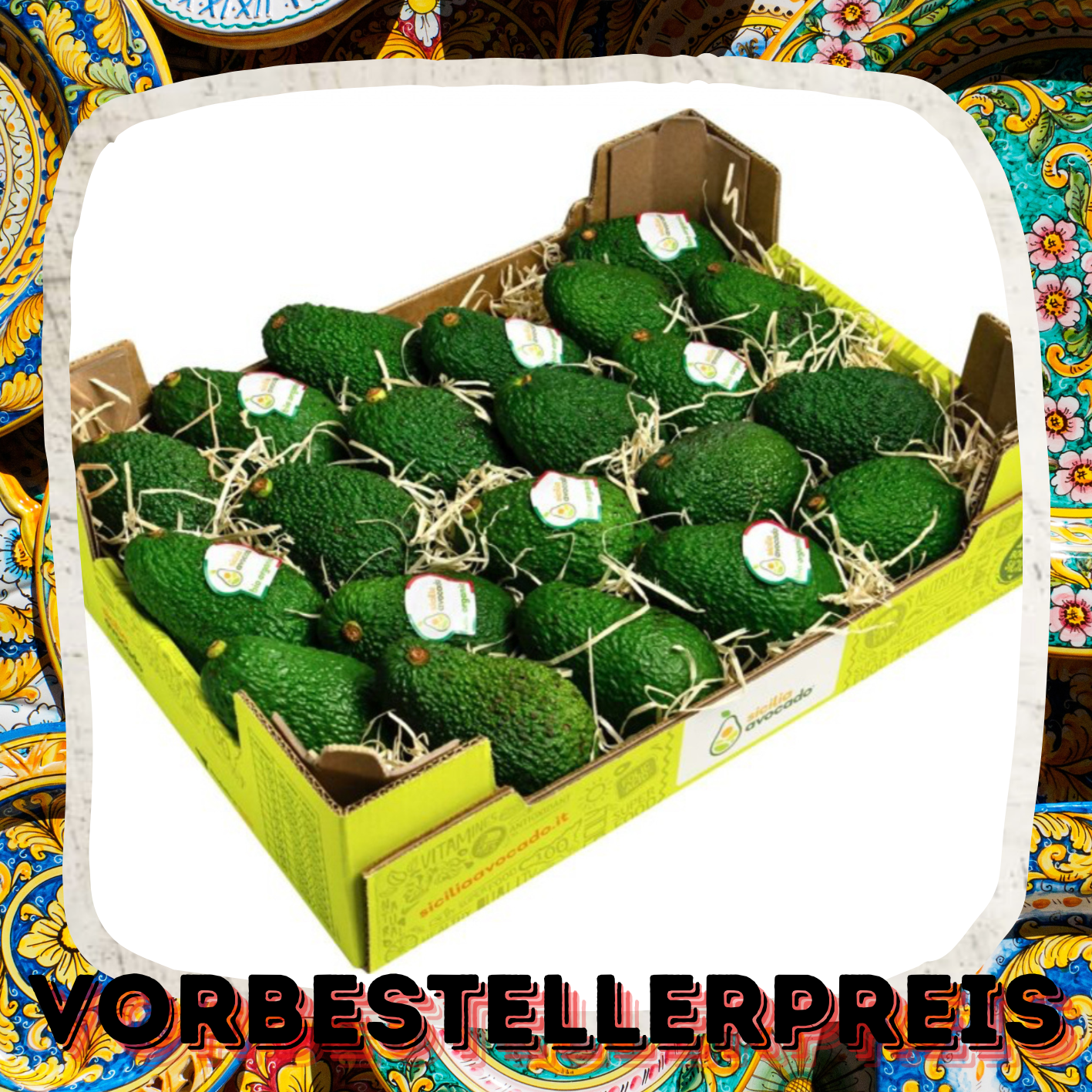 Avocado aus Giarre - Kiste - ca. 4Kg (Mitte 51. KW.)